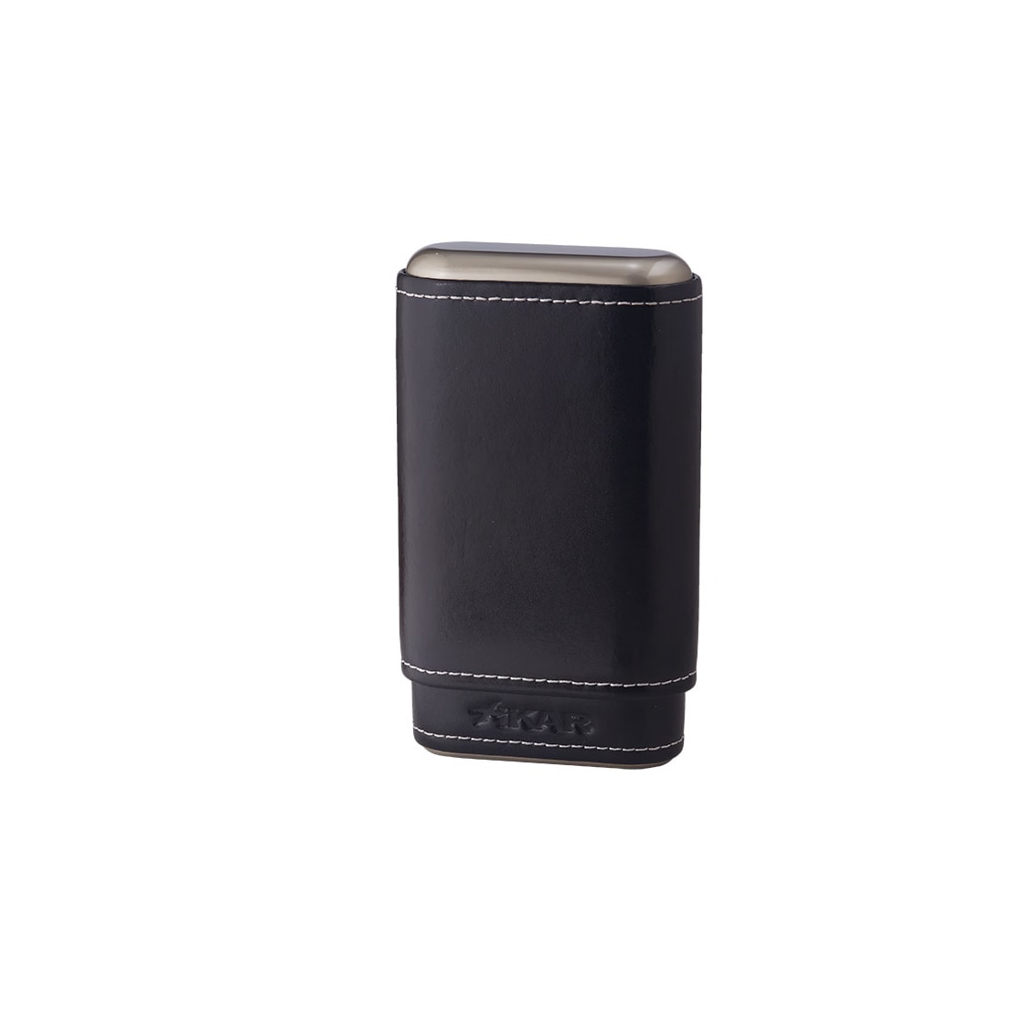 Xikar Envoy Triple Leather Cigar Case Black