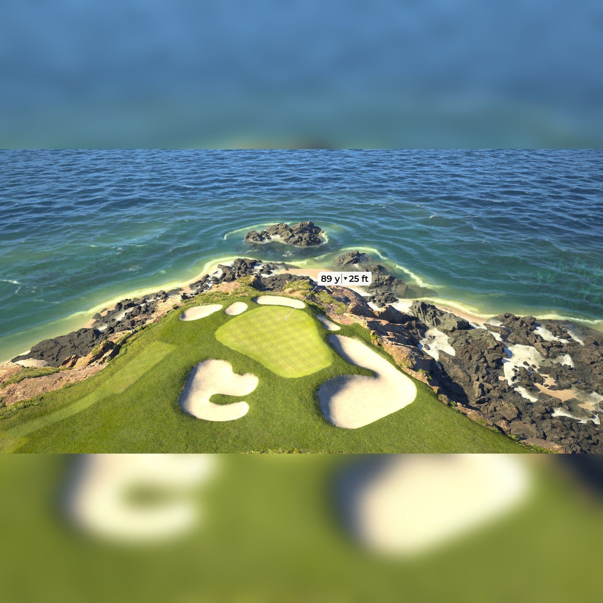E6 Golf 2026 simulation software course view