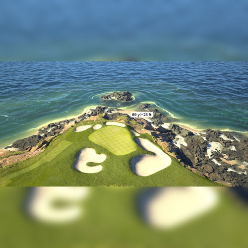 E6 Golf 2026 simulation software course view