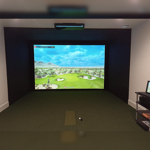 TruGolf simulator bay installation